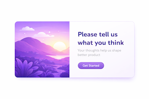 Custom branded cover page for a form